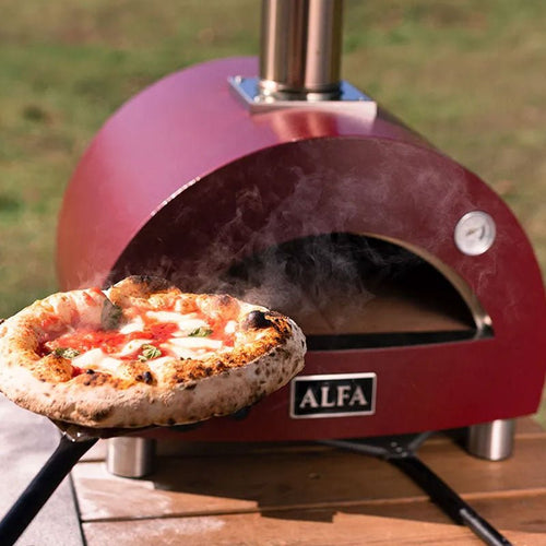 Alfa Portable Propane Gas Pizza Oven with Refractory Stone Floor, up to 538°C