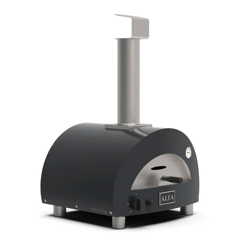 Alfa Portable Propane Gas Pizza Oven with Refractory Stone Floor, up to 538°C