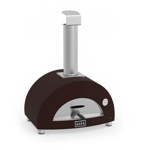 Alfa Stainless Steel Gas Pizza Oven with Four Firebricks, Natural Gas or LPG