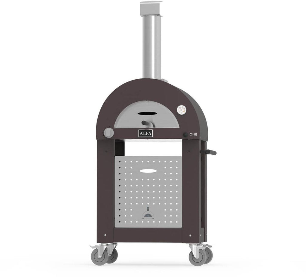 Alfa Stainless Steel Gas Pizza Oven with Four Firebricks, Natural Gas or LPG