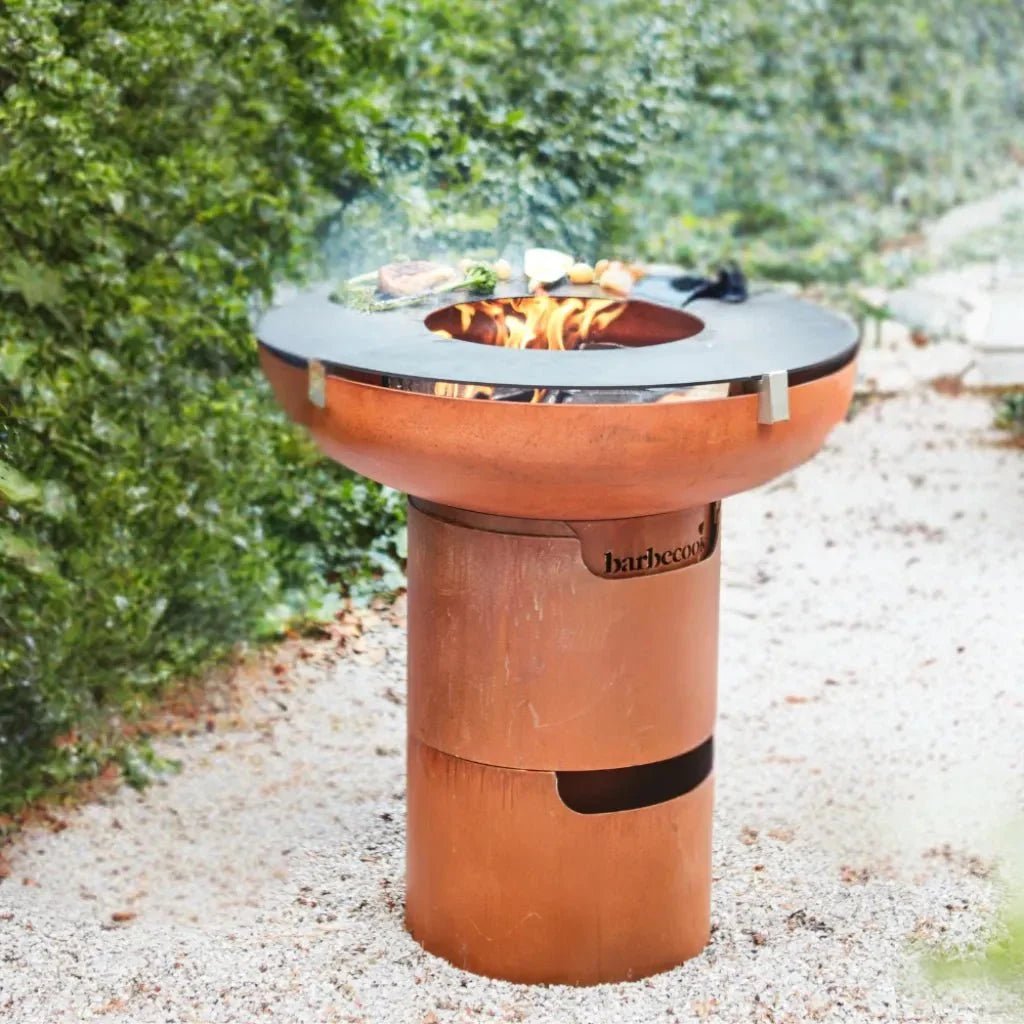 Barbecook Jack Pro 75 cm Corten Steel Plancha Grill & Fire Pit
