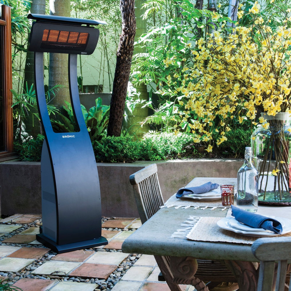 Bromic Tungsten Smart-Heat Portable Gas Patio Heater, Matte Black