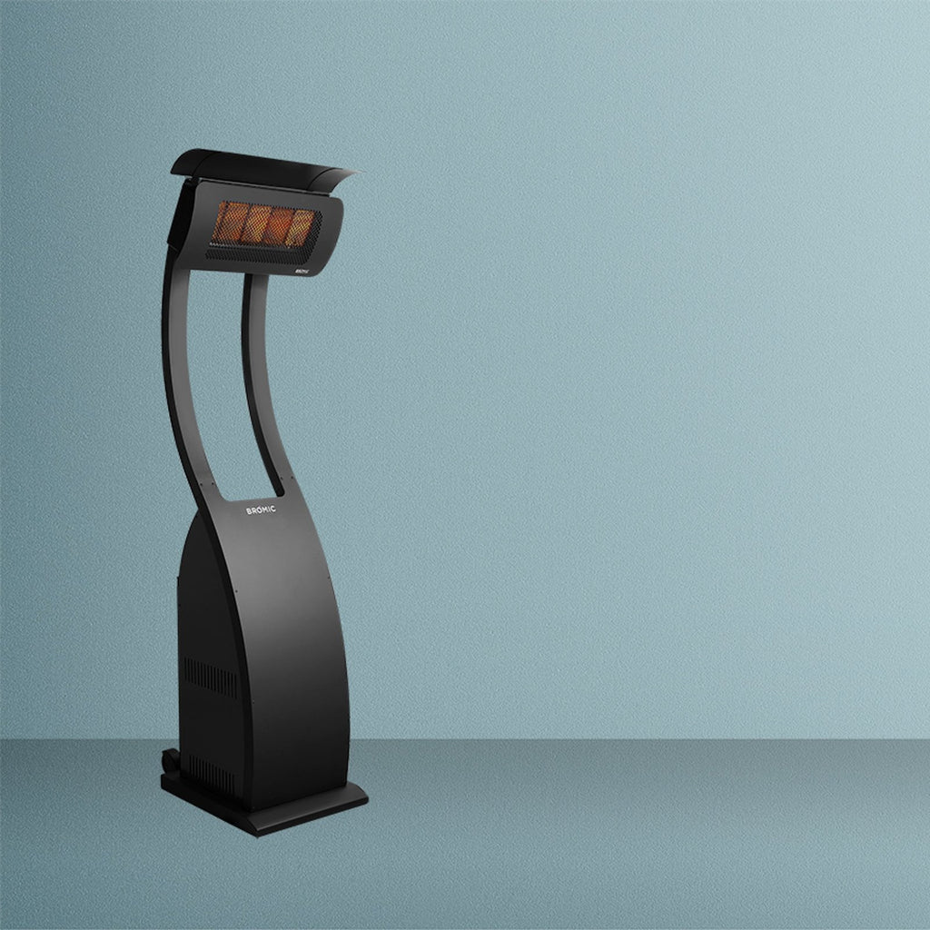 Bromic Tungsten Smart-Heat Portable Gas Patio Heater, Matte Black