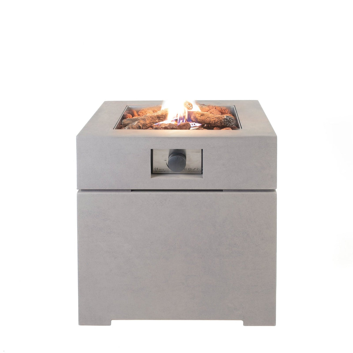 Cosi Cosibrixx 60 Compact Gas Fire Pit, Concrete Effect