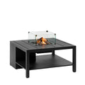 Cosi Cosiflow 100 Square Aluminium Gas Fire Pit Table, Anthracite