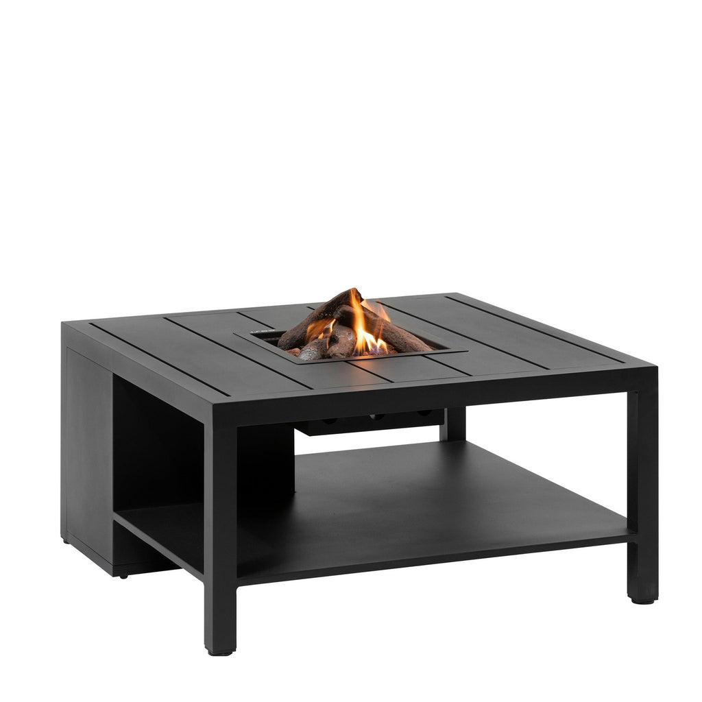 Cosi Cosiflow 100 Square Aluminium Gas Fire Pit Table, Anthracite