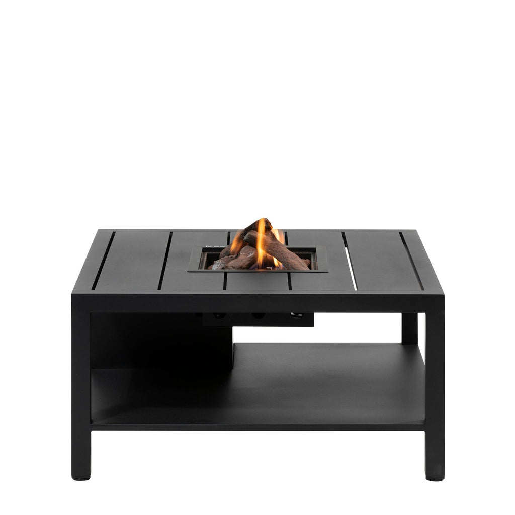 Cosi Cosiflow 100 Square Aluminium Gas Fire Pit Table, Anthracite