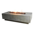 Elementi Granville Rectangular Gas Fire Pit Table 13.2 kW, Light Grey