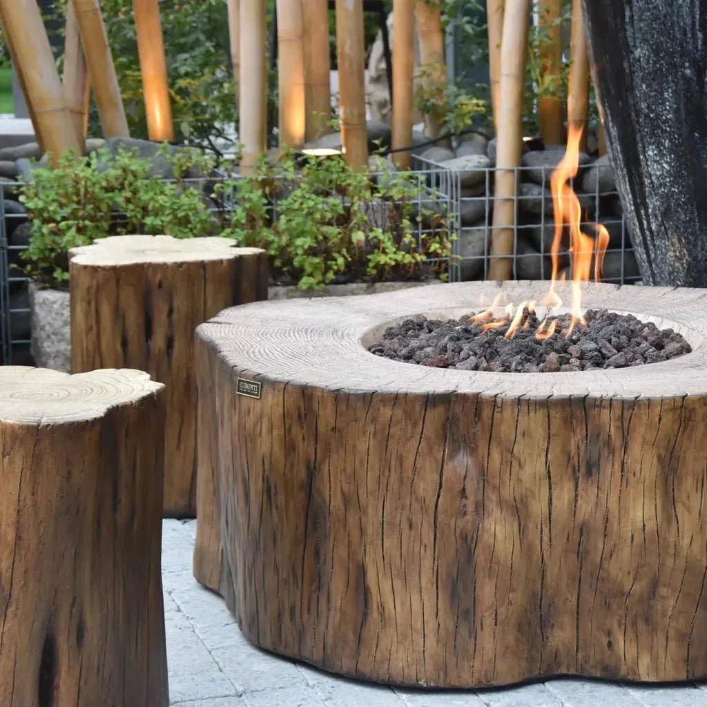 Elementi Manchester Round Gas Fire Pit Table 13.2 kW