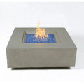 Elementi Plus Capertee Square Gas Fire Pit Table 16 kW, Space Grey