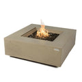 Elementi Plus Uluru Square Gas Fire Pit Table 16 kW, Sunlight Yellow
