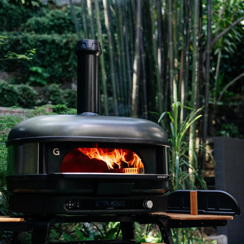 Gozney Extra-Large Multi-Fuel Pizza Oven for Wood, Gas & Charcoal with Digital Display, Bone