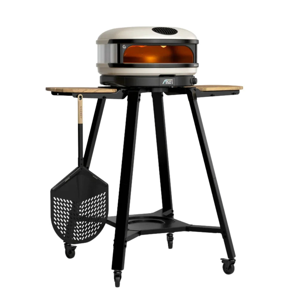 Gozney Propane Gas Pizza Oven with Wheeled Prep Stand and Digital Thermometer