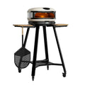 Gozney Propane Gas Pizza Oven with Wheeled Prep Stand and Digital Thermometer