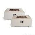 Happy Cocooning Estate Square 88 Gas Fire Pit Table, Stone-Look Composite, 16.5 kW