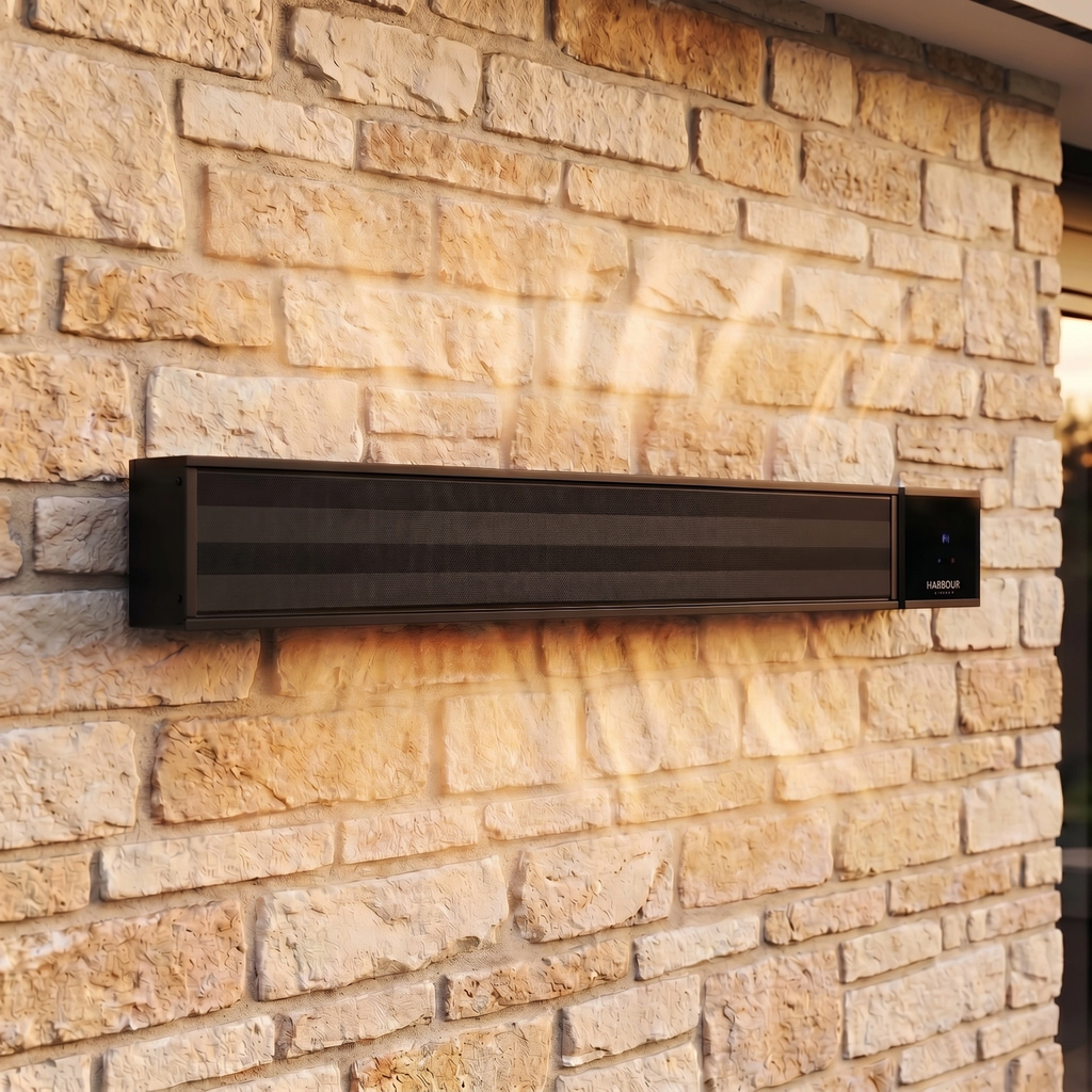 Harbour Lifestyle PergoSTET 2400W Pergola Patio Heater with WiFi & Bluetooth, Black