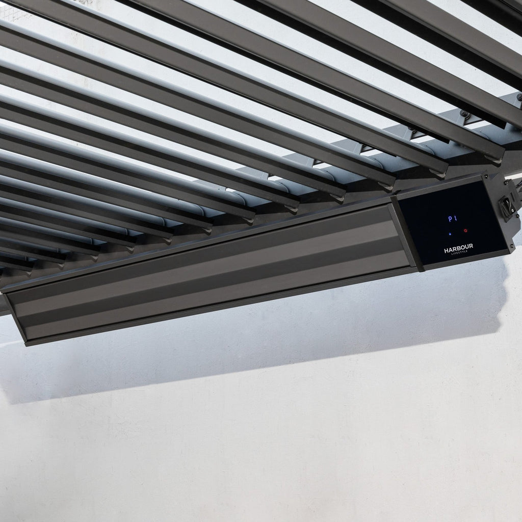 Harbour Lifestyle PergoSTET 2400W Pergola Patio Heater with WiFi & Bluetooth, Black