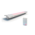 Heatscope Pure 3000W Infrared Patio Heater with Smartbox Somfy io, White & Remote