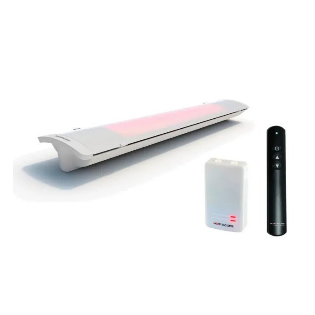 Heatscope Pure 3000W Infrared Patio Heater with Smartbox, White & Remote