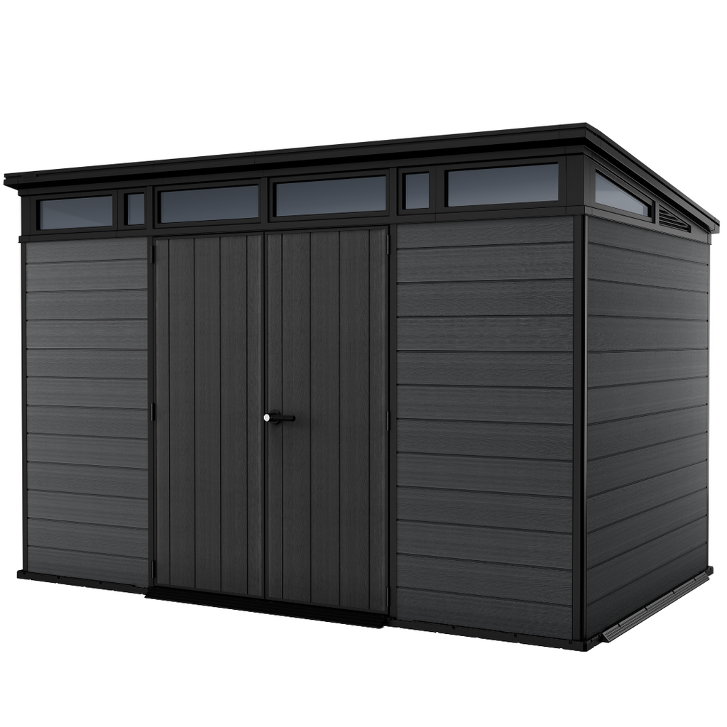 Keter Cortina 11x7 ft (3.4 x 2.1 m) Resin Garden Shed with Floor