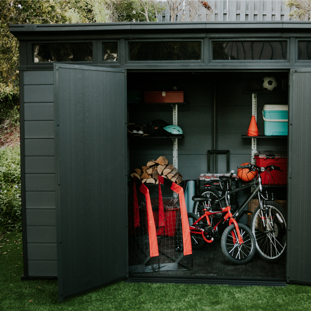Keter Cortina 11x7 ft (3.4 x 2.1 m) Resin Garden Shed with Floor