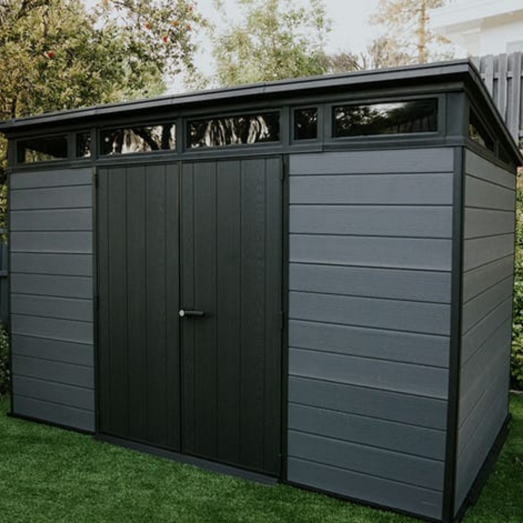 Keter Cortina 11x7 ft (3.4 x 2.1 m) Resin Garden Shed with Floor