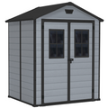 Keter Manor 6x5 ft Plastic Garden Shed with Floor