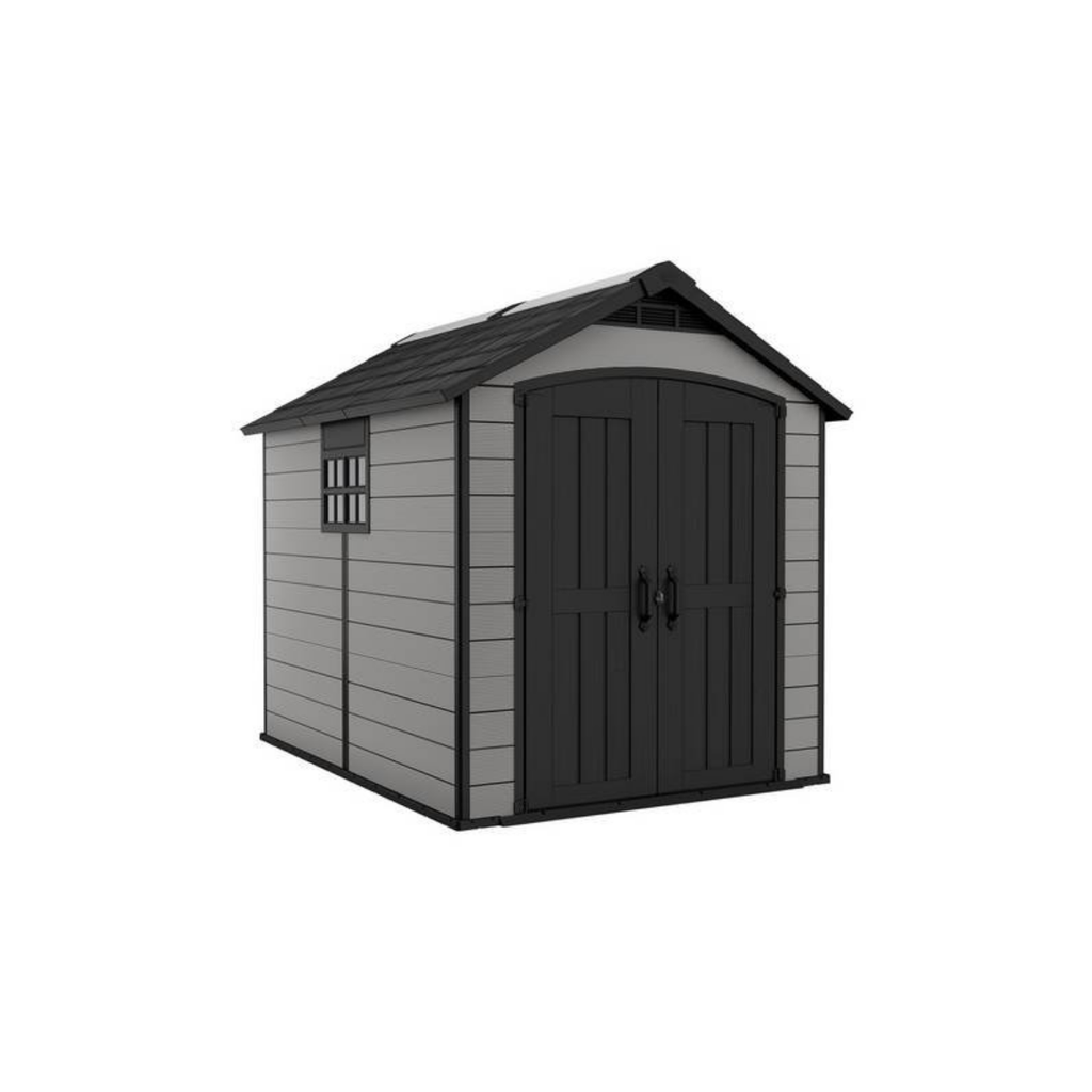 Keter Premier 7.5x9 ft Apex Plastic Garden Shed