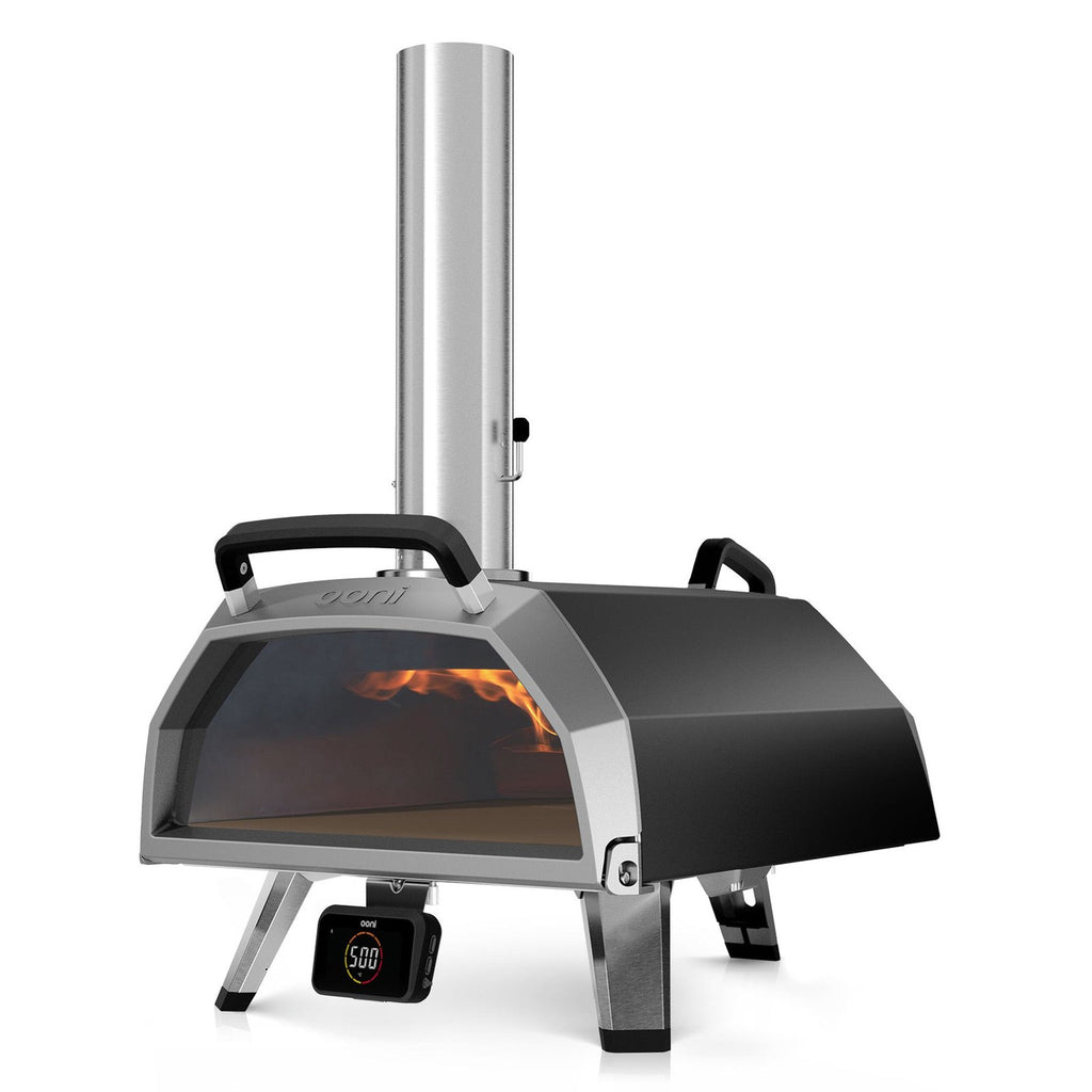 Ooni 17" Multi-Fuel Pizza Oven Bundle with Gas Burner, Cover and Three Peels