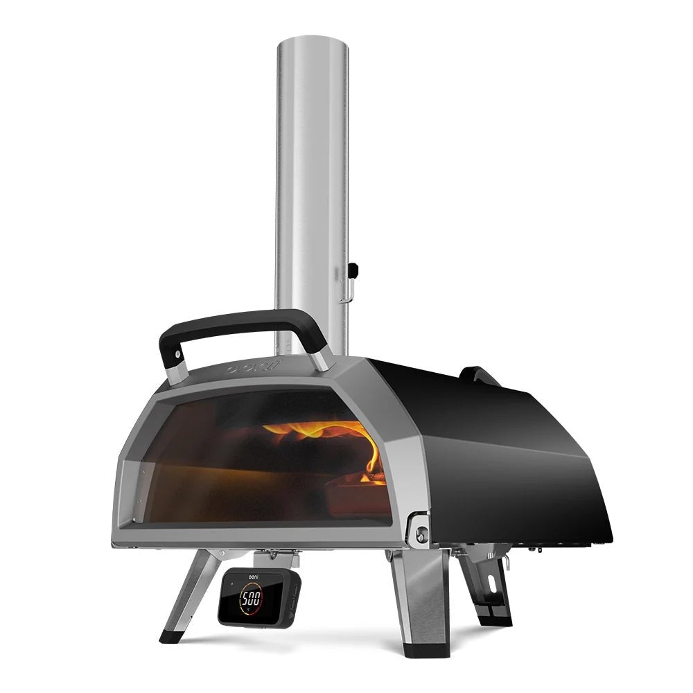 Ooni 17" Wood & Charcoal Pizza Oven with Glass Door and Bluetooth Food Probe