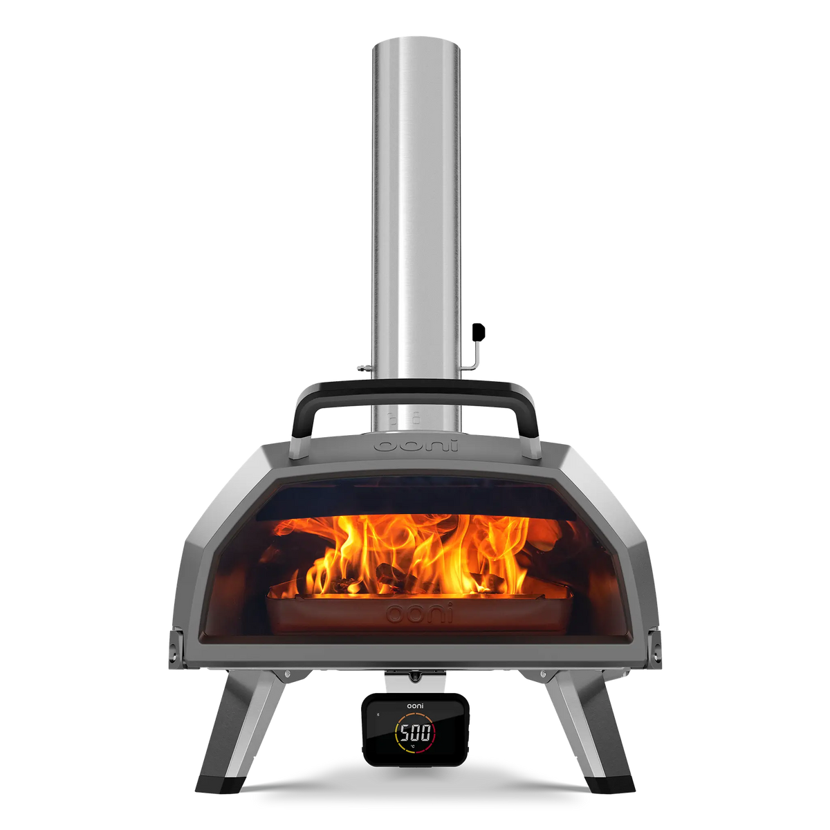 Ooni 17" Wood & Charcoal Pizza Oven with Glass Door and Bluetooth Food Probe