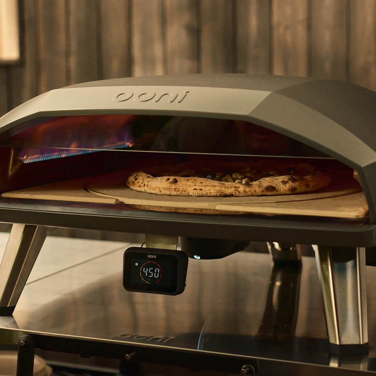 Ooni 24" Dual-Burner Gas Pizza Oven Bundle with Rotating Pizza Stone