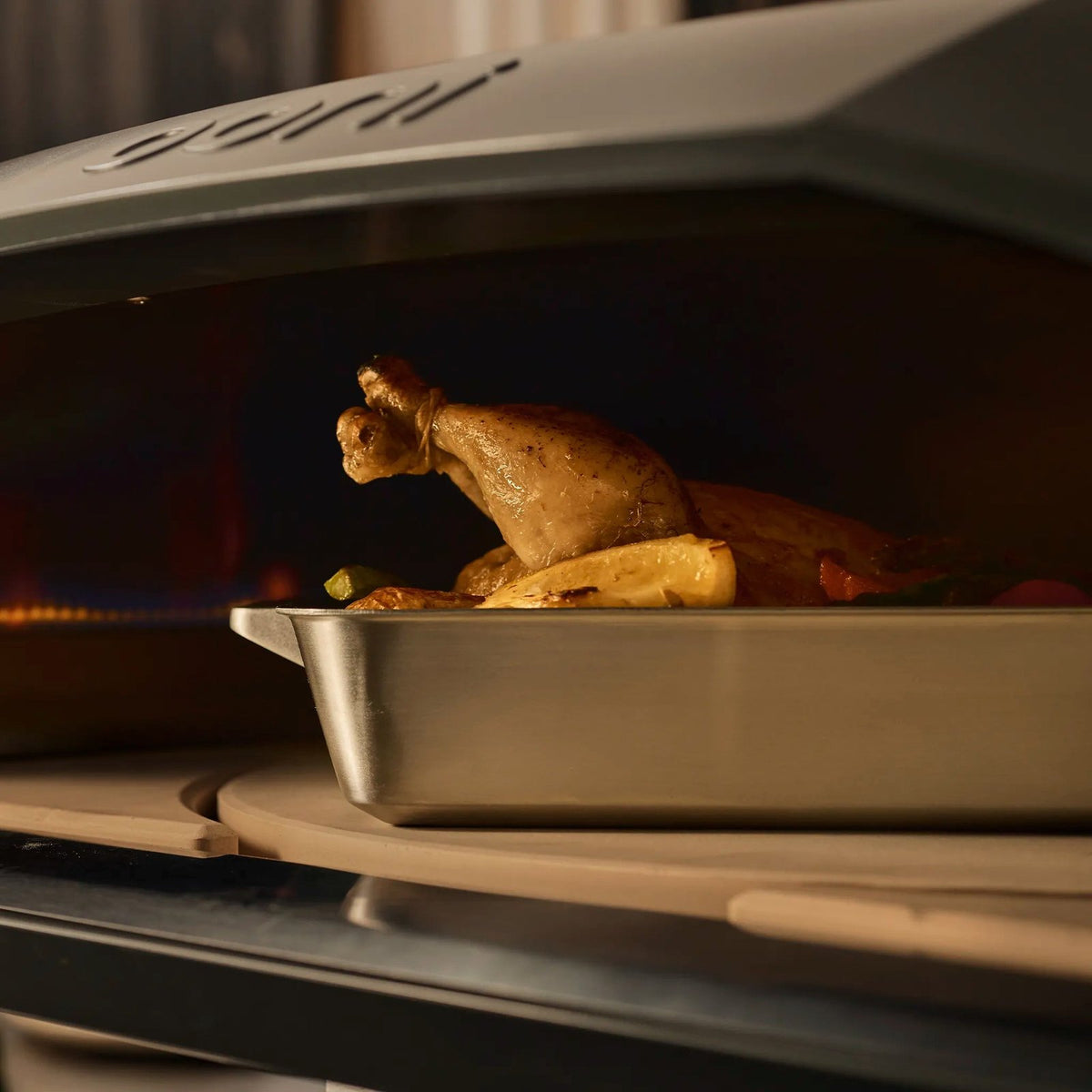 Ooni 24" Dual-Burner Gas Pizza Oven Bundle with Rotating Pizza Stone